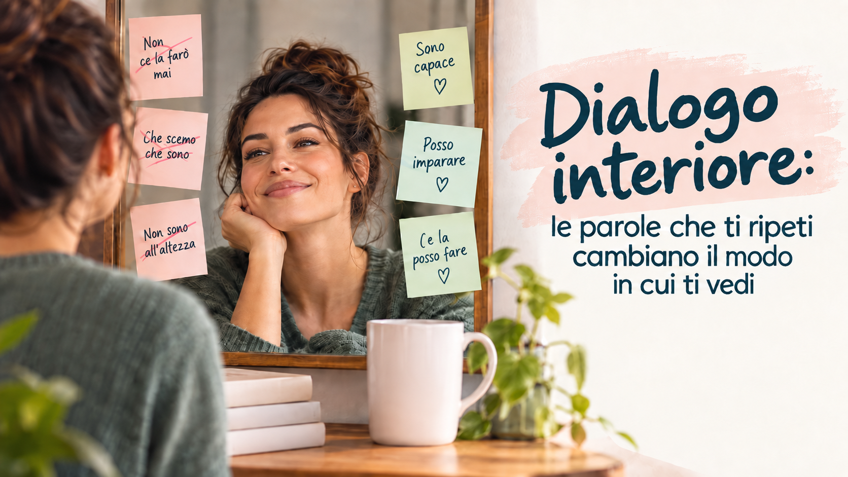 Dialogo interiore: le parole che ti ripeti cambiano il modo in cui ti vedi